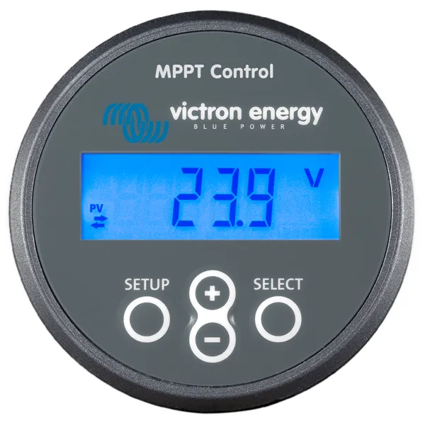 Displej MPPT regulátorů Victron Energy