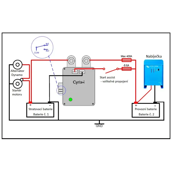 Propojovač baterií Cyrix-i 24-48V 400A