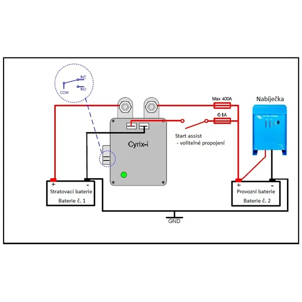 Propojovač baterií Cyrix-i 24-48V 400A