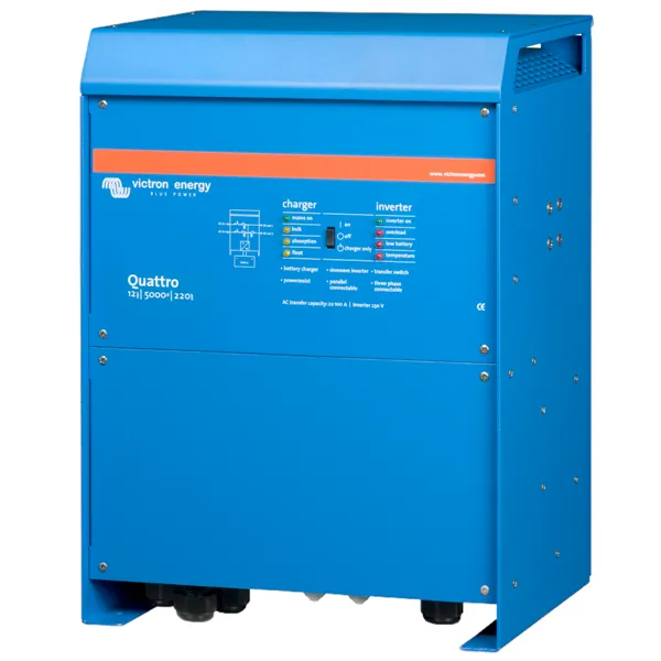 Měnič/nabíječ Victron Energy Quattro 12V/5000VA/220A-100A/100A