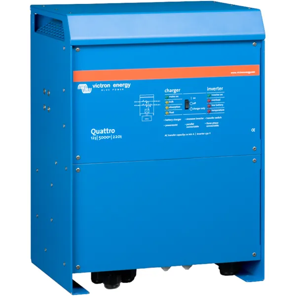 Měnič/nabíječ Victron Energy Quattro 12V/5000VA/220A-100A/100A