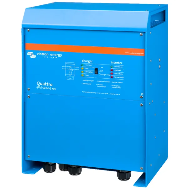 Měnič/nabíječ Victron Energy Quattro 48V/5000VA/70A-100A/100A