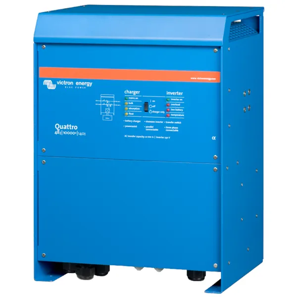 Měnič/nabíječ Victron Energy Quattro 48V/10000VA/140A-100A/100A